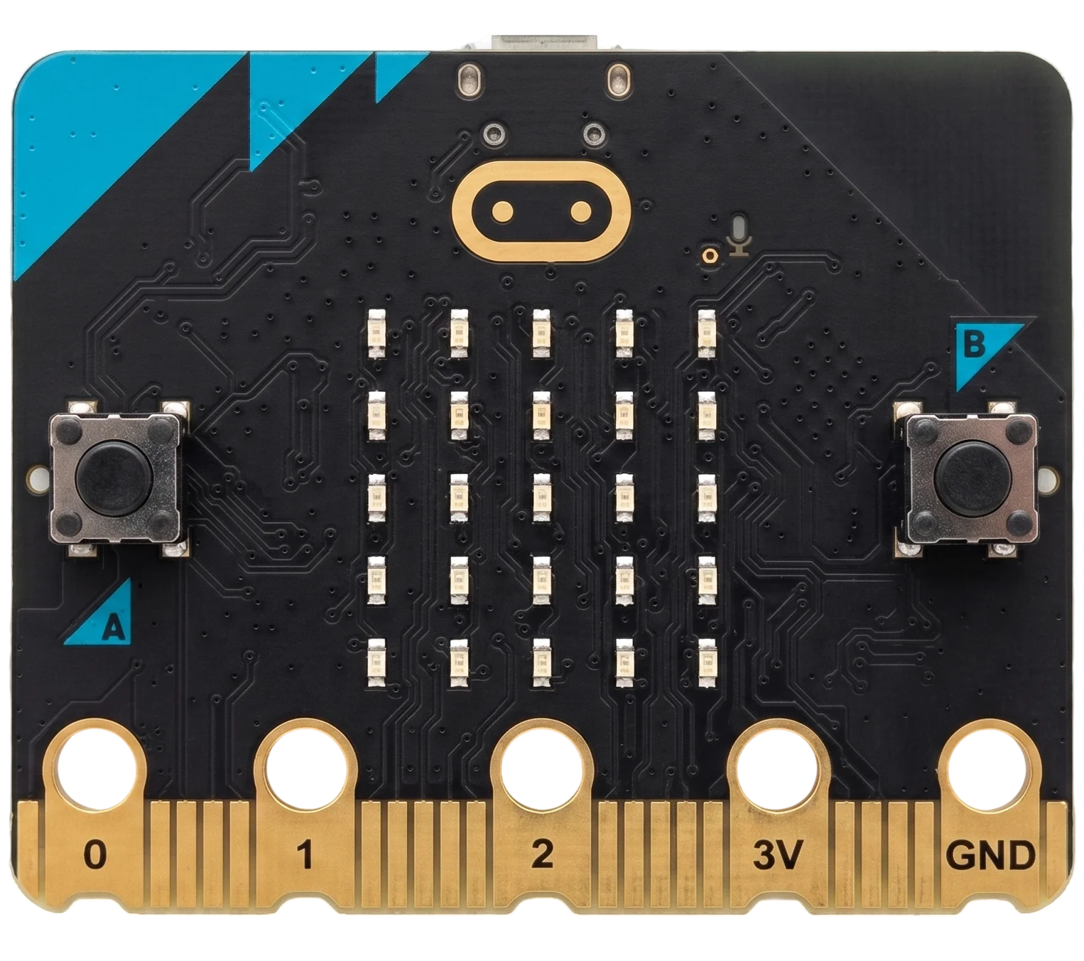 micro:bit Vorderseite